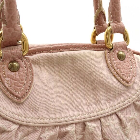 Louis Vuitton Monogram Denim Neocabby MM Tote Shoulder Bag Pink - Picture 9 of 9